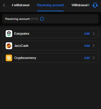 87Club Game payment methods for Pakistani users