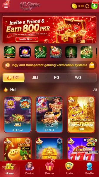 6e game Pakistan game lobby